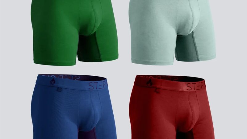 Step One boxer briefs in four colours