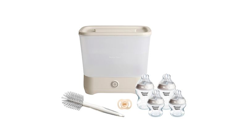 Tommee Tippee electric steam steriliser and bottle set
